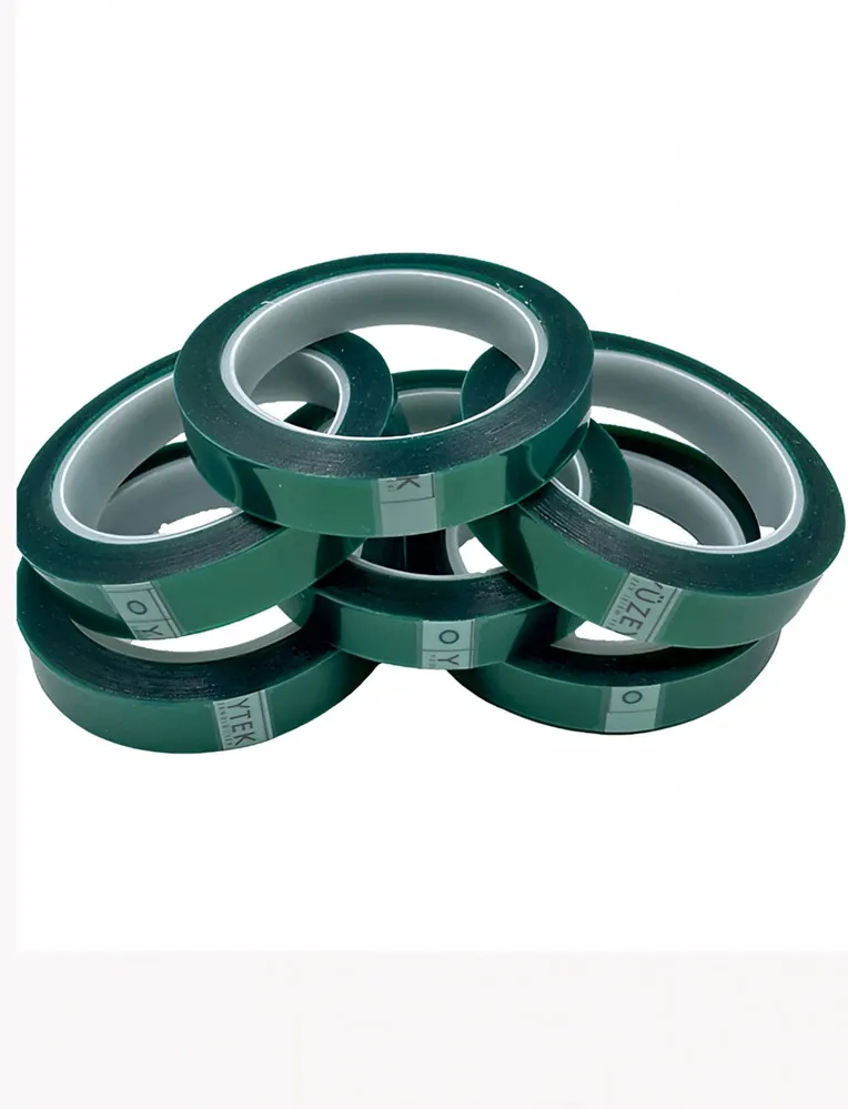 Yeşil Polyester Maskeleme Bantlar